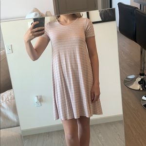 Madewell Striped Swing Dress